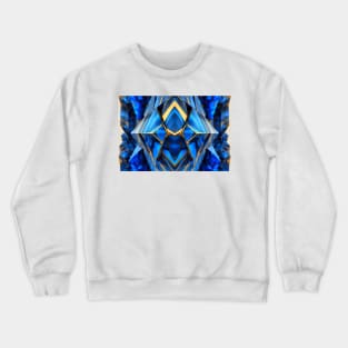 Geometric abstract marble design Crewneck Sweatshirt